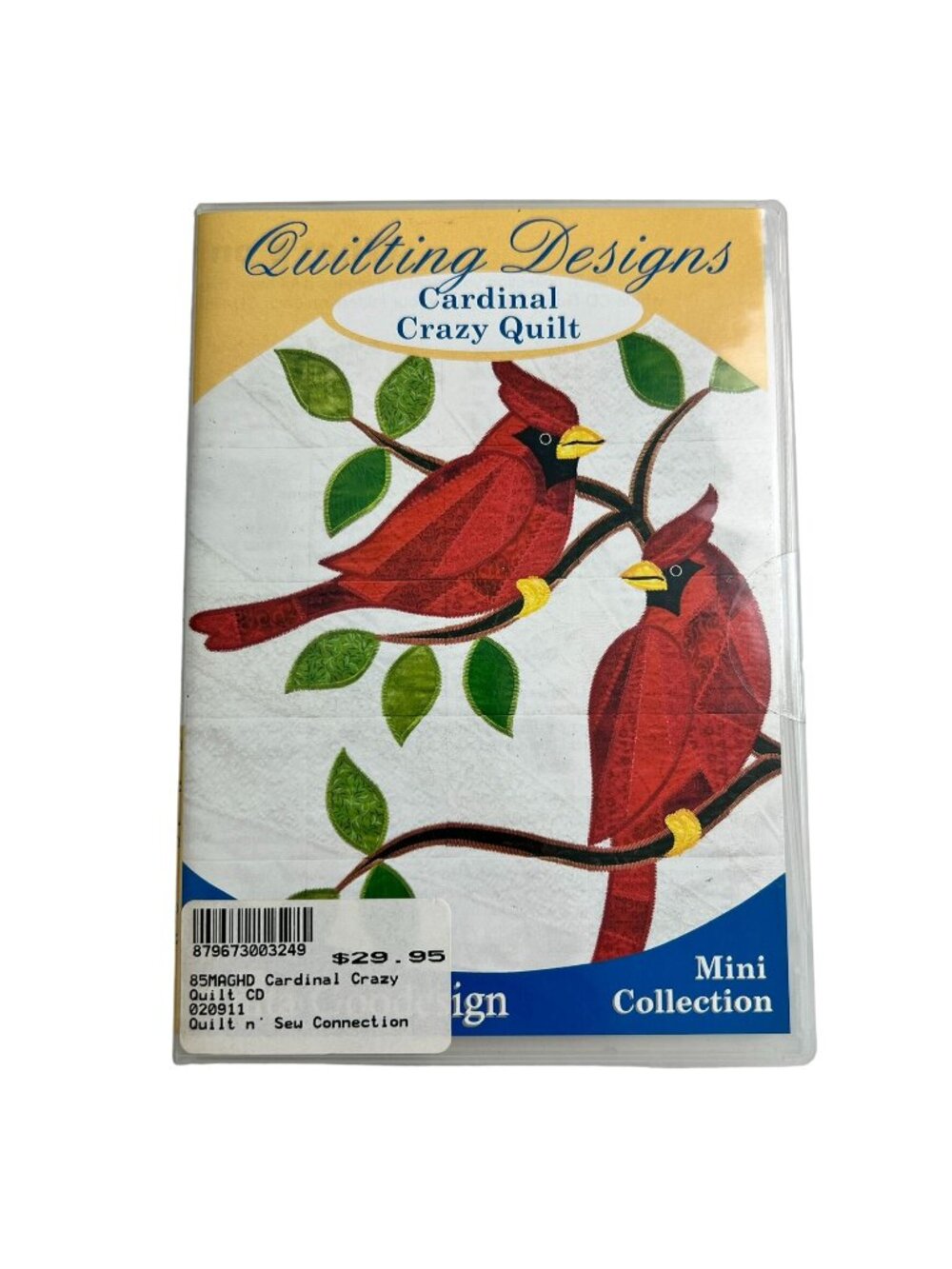 Quilting Designs Cardinal Crazy Quilt Mini Collection CD